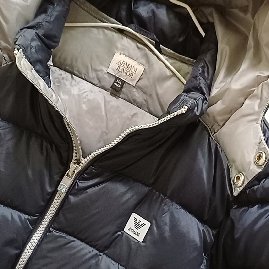 아르마니 주니어 남아 다운 후드 패딩 아동 14A 훌륭 사랑봉봉 상품이미지5