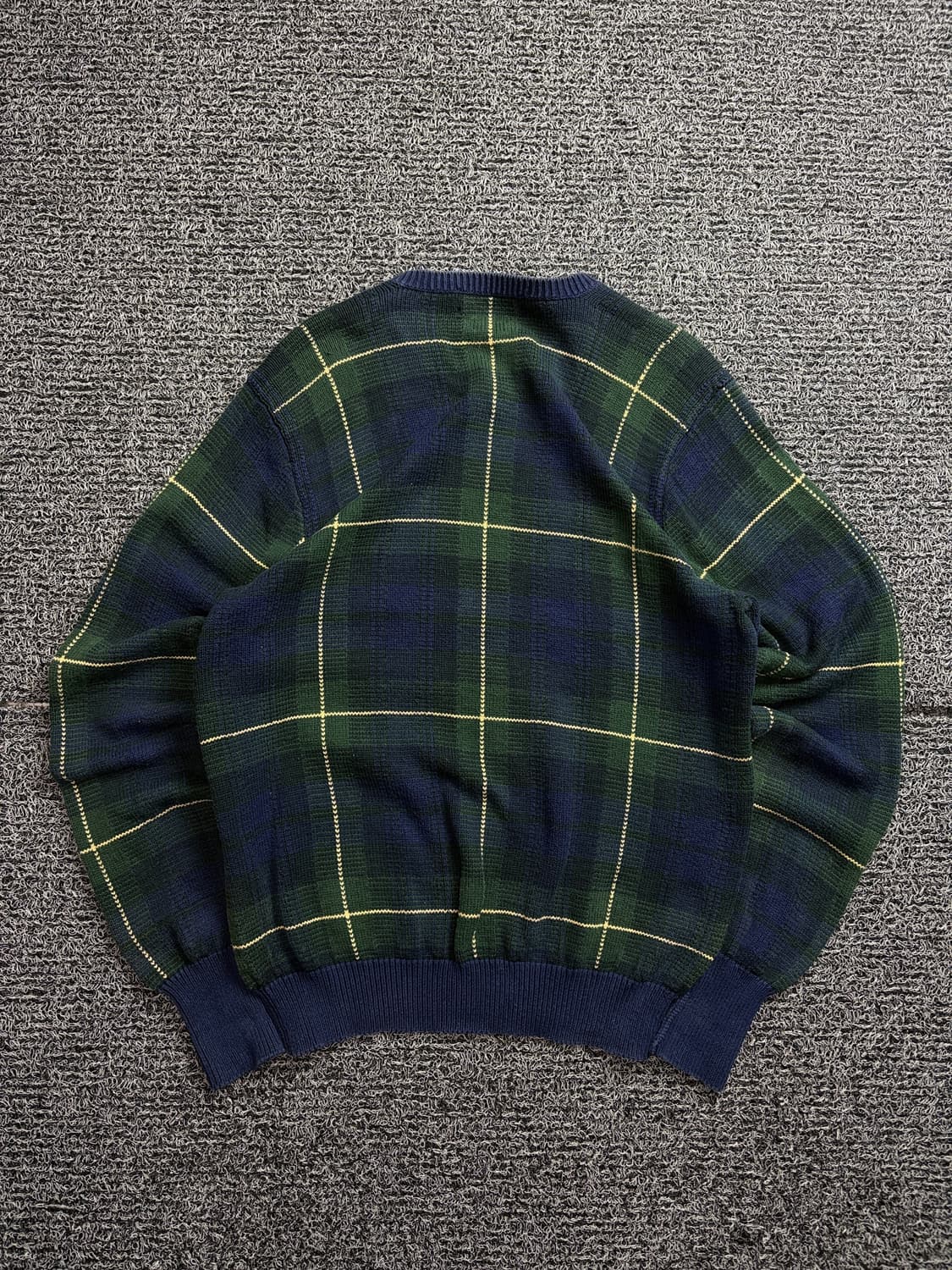 폴로 랄프로렌 포니로고 블랙 와치 체크 스웨터 2047 상품이미지4