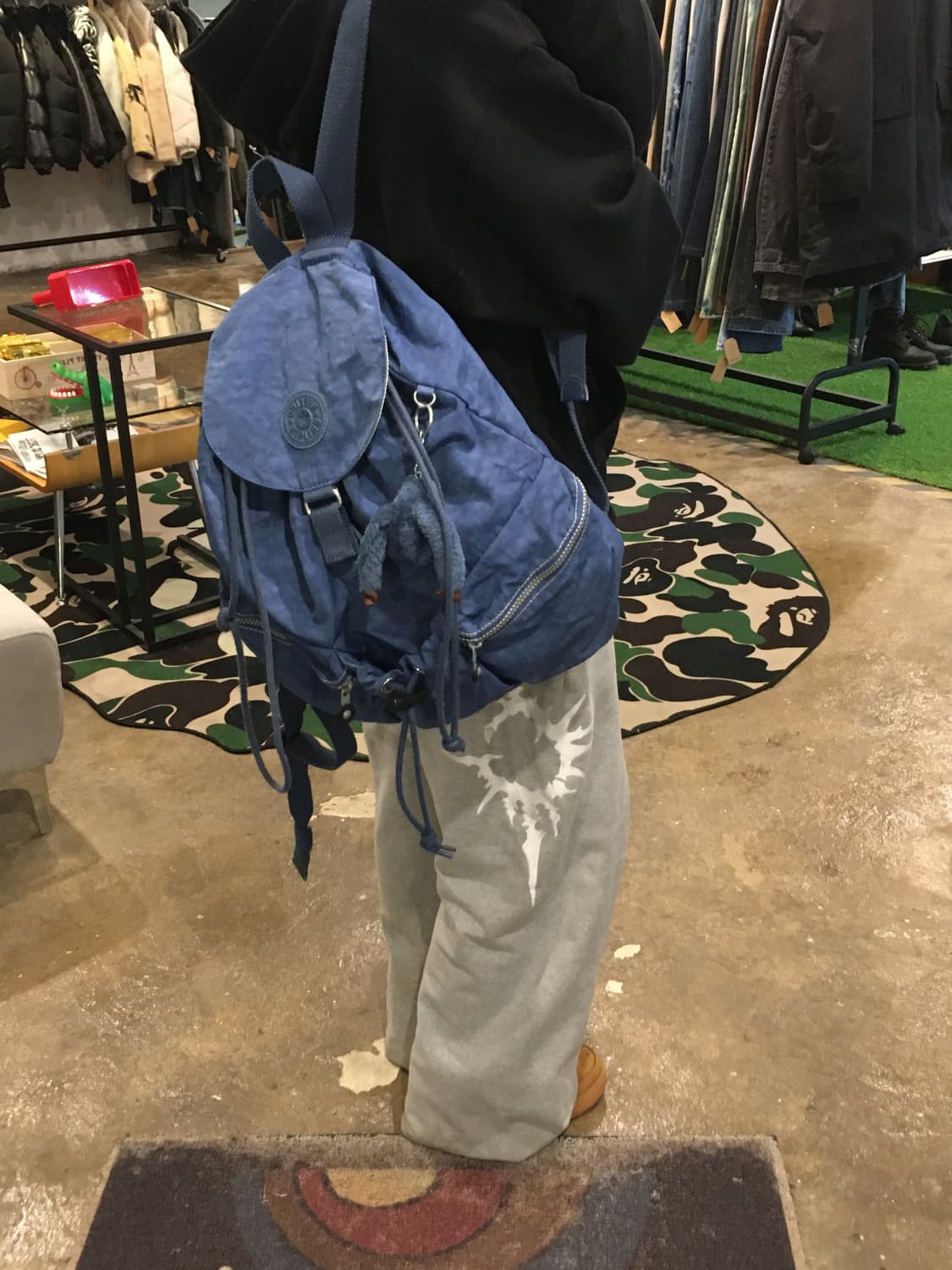 키플링 복조리 백팩 블루 상품이미지6