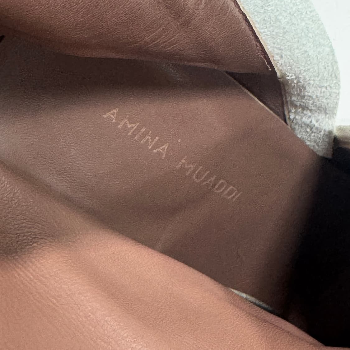 AMINA MUADDI 레더 롱 부츠 상품이미지4