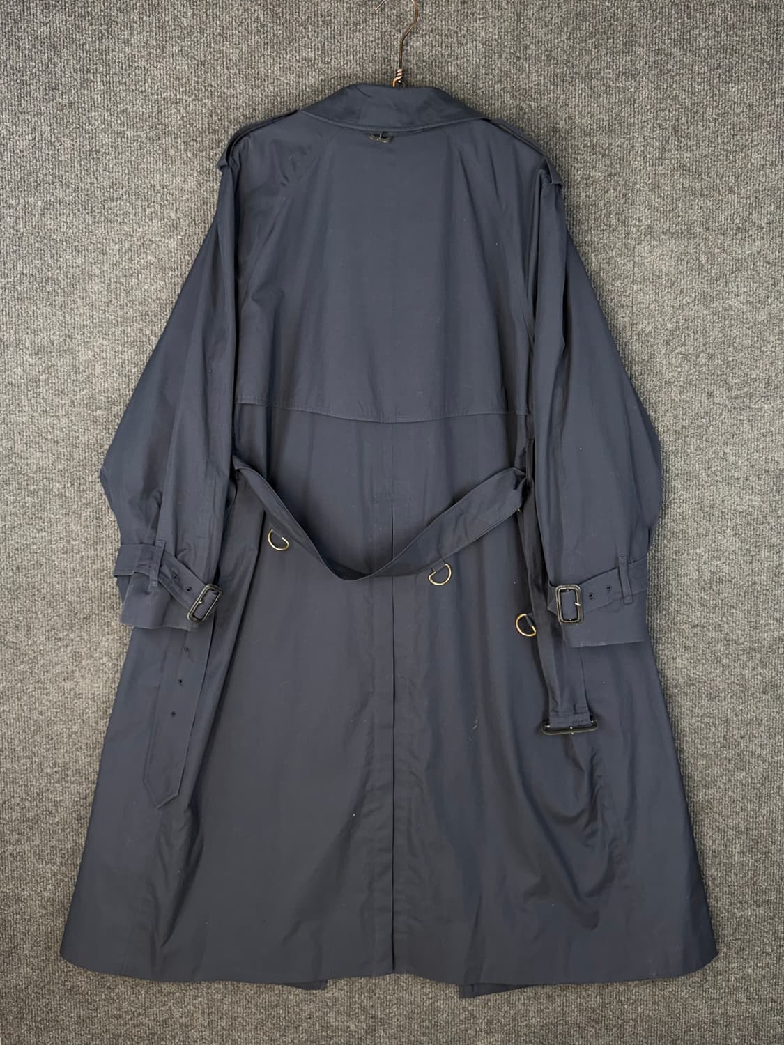 버버리 더블 트렌치코트 / 네이비 상품이미지2