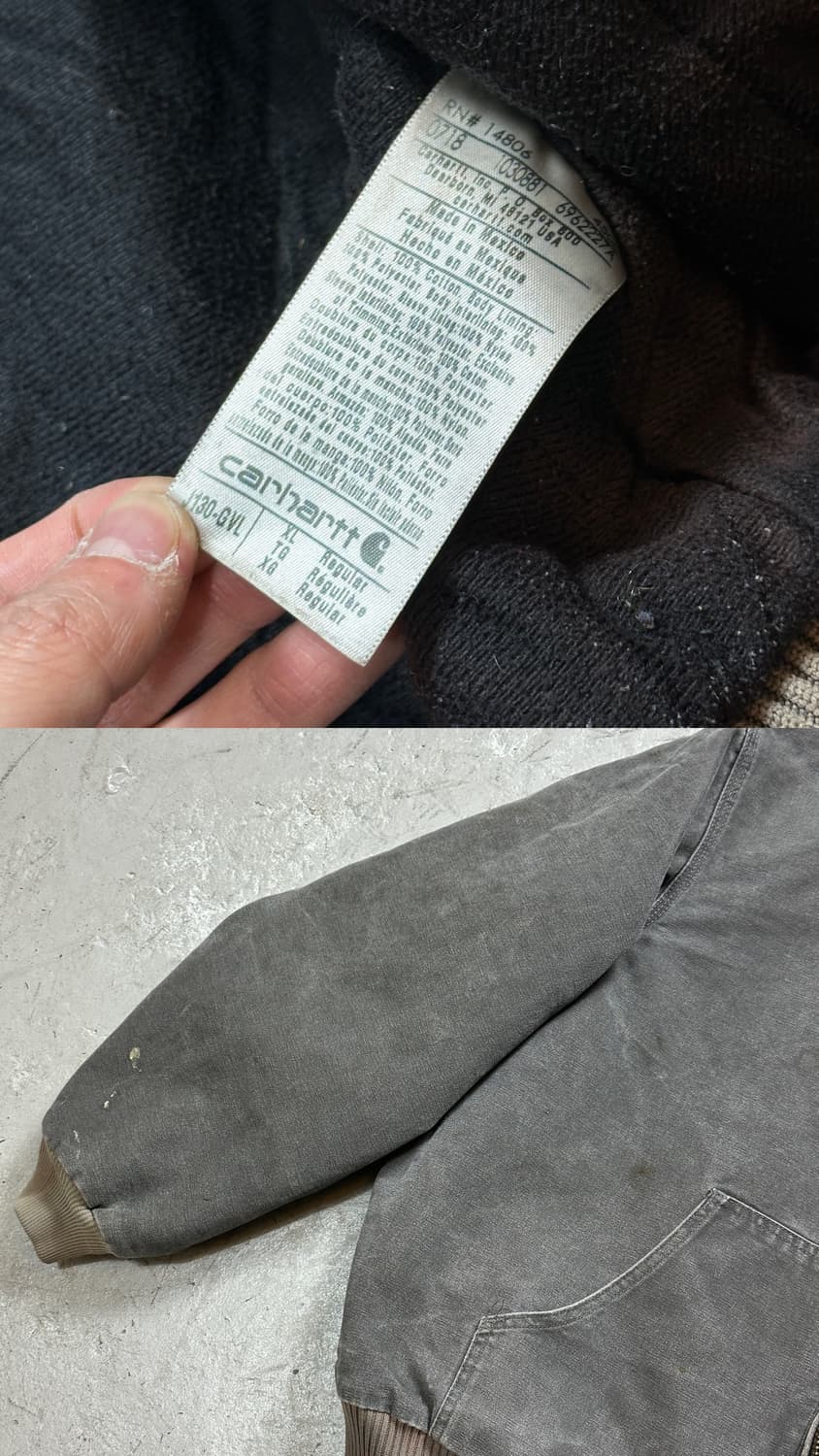 OG 칼하트 J130 액티브 자켓 칼하트 GVL 후드 자켓 상품이미지9