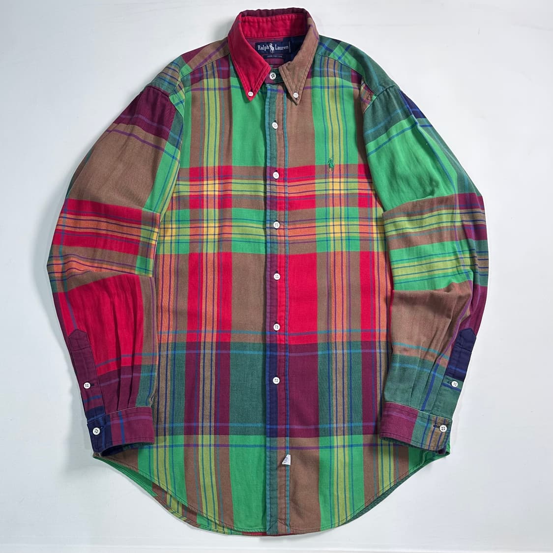 90s 폴로 랄프로렌 체크 셔츠  상품이미지1