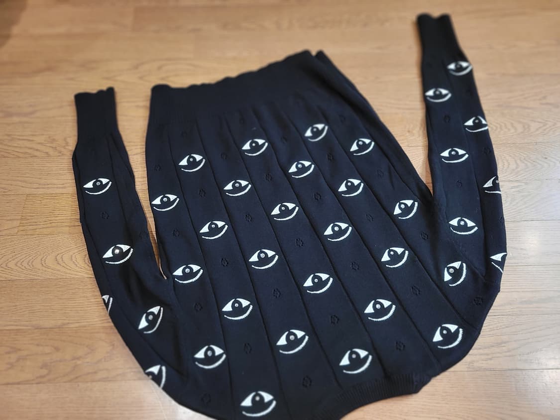 겐조 오버핏s멀티아이 자수 니트s 2장 상품이미지9