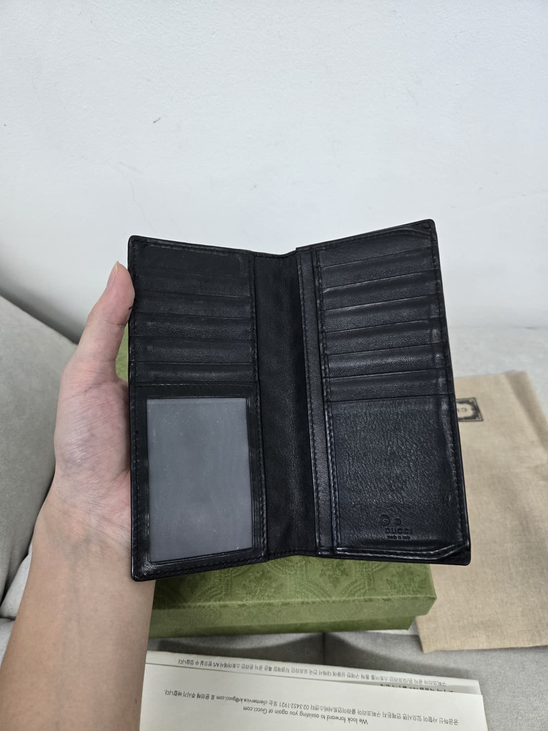 [보증서 A급]구찌 시마 장지갑 상품이미지5