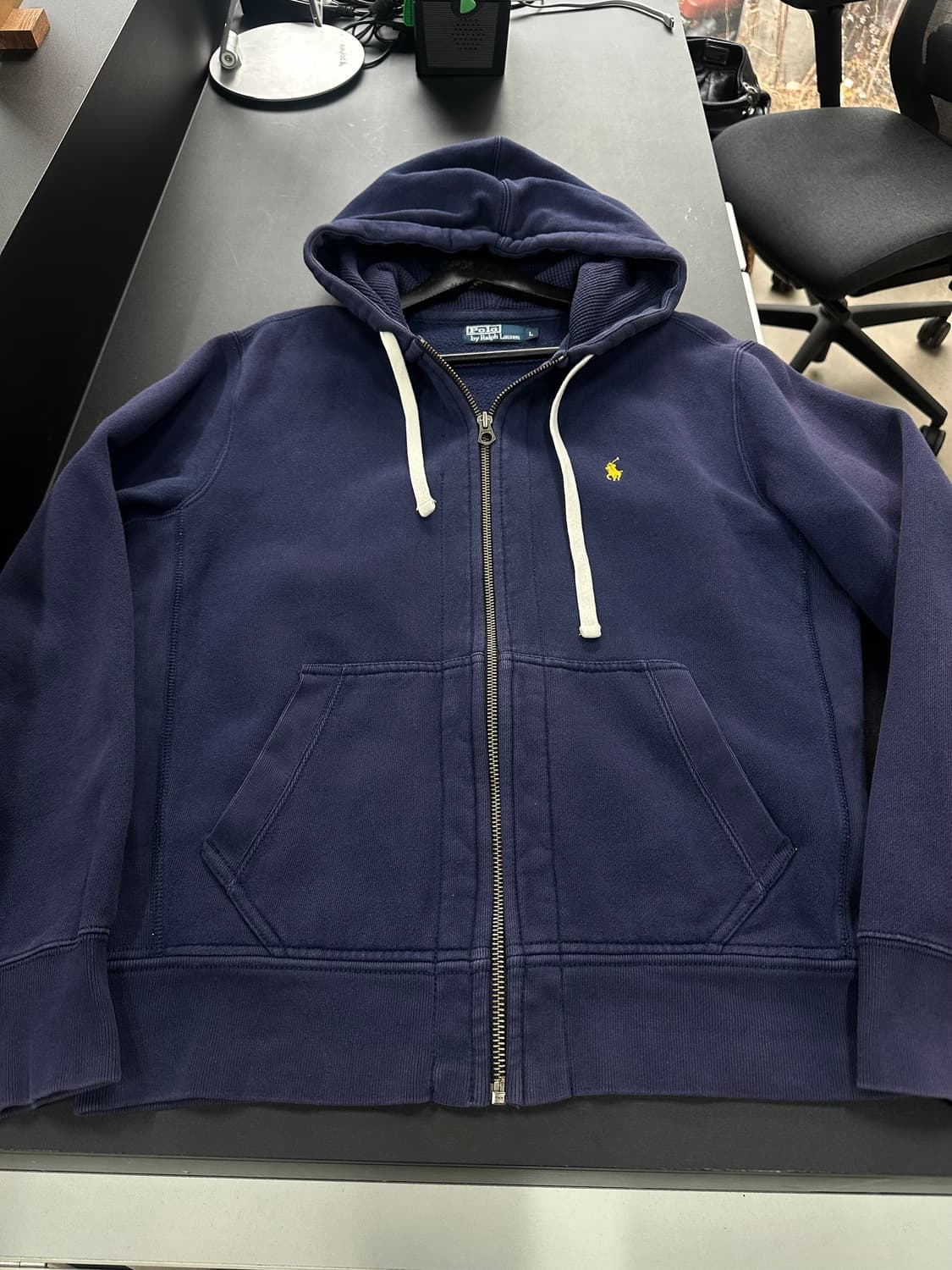  폴로랄프로렌 코튼 후드집업 네이비 상품이미지4