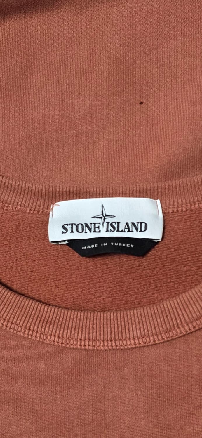 스톤아일랜드 맨투맨 티셔츠 테라코타 L 상품이미지3