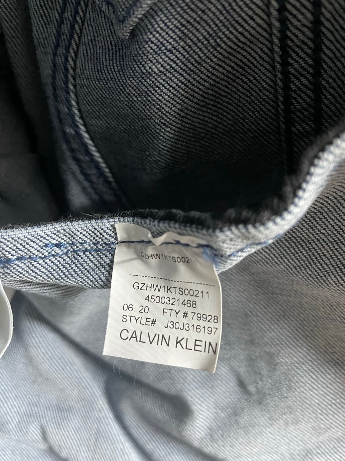 캘빈클라인 데님자켓 XL 상품이미지4