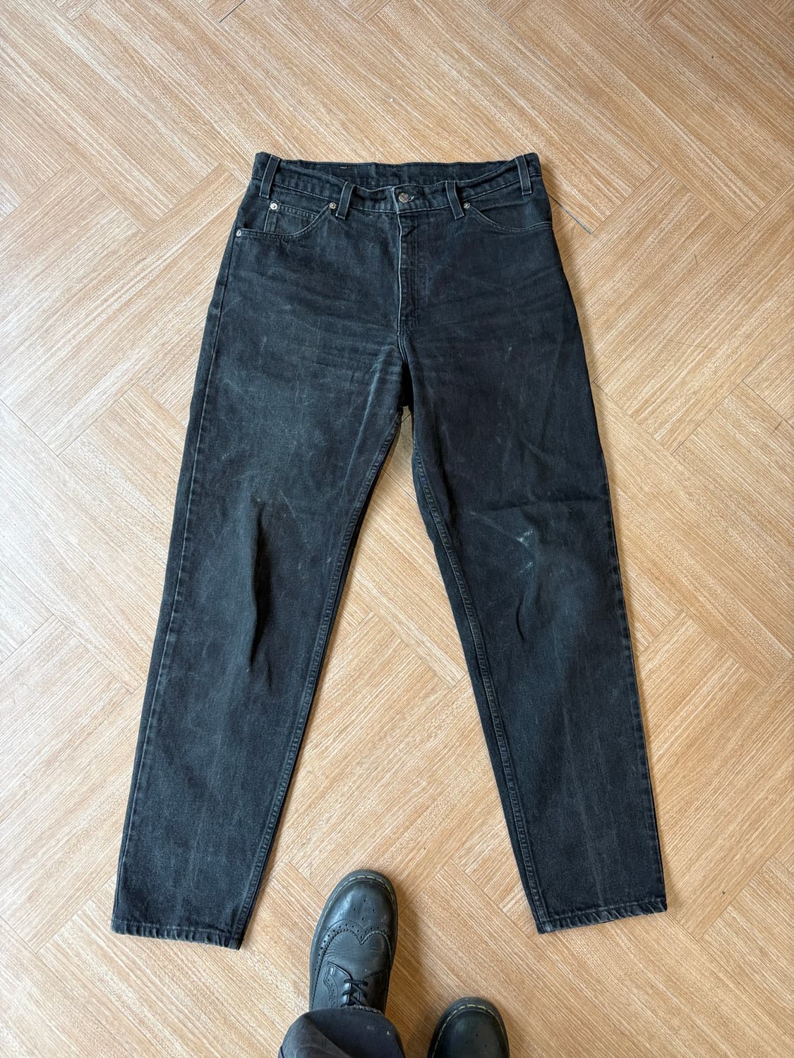 90s Levis 550 Orange Tab Black 상품이미지2