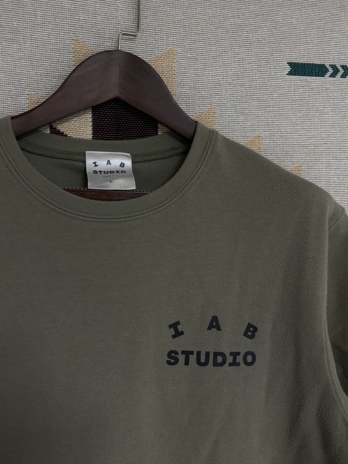 아이앱 초창기 반팔 올리브 카키 L 상품이미지3