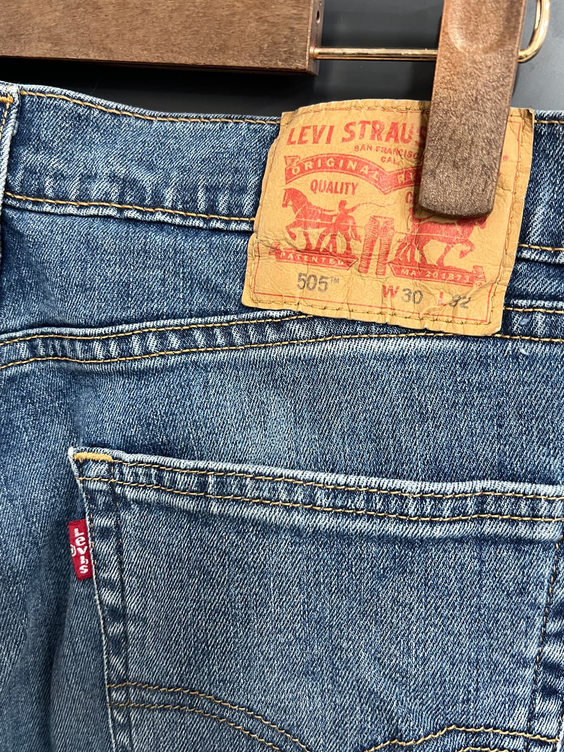 Levis 리바이스 505 레귤러 스트레이트 데님 팬츠 상품이미지3