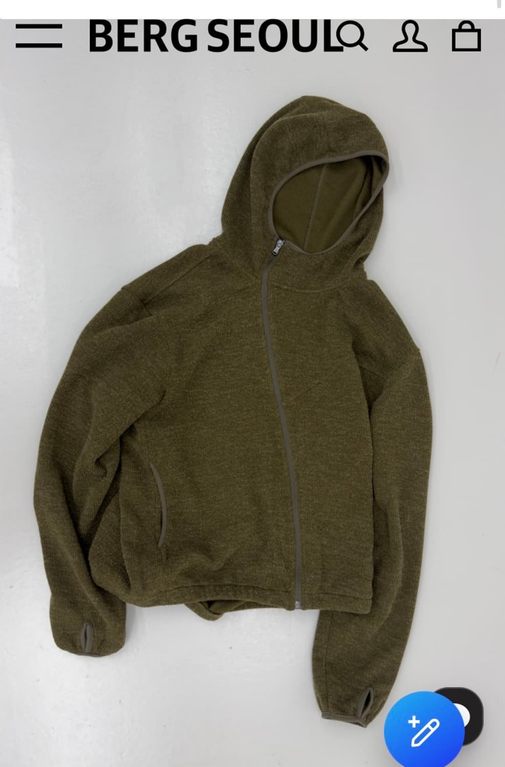 베르그 서울 후드집업 상품이미지3