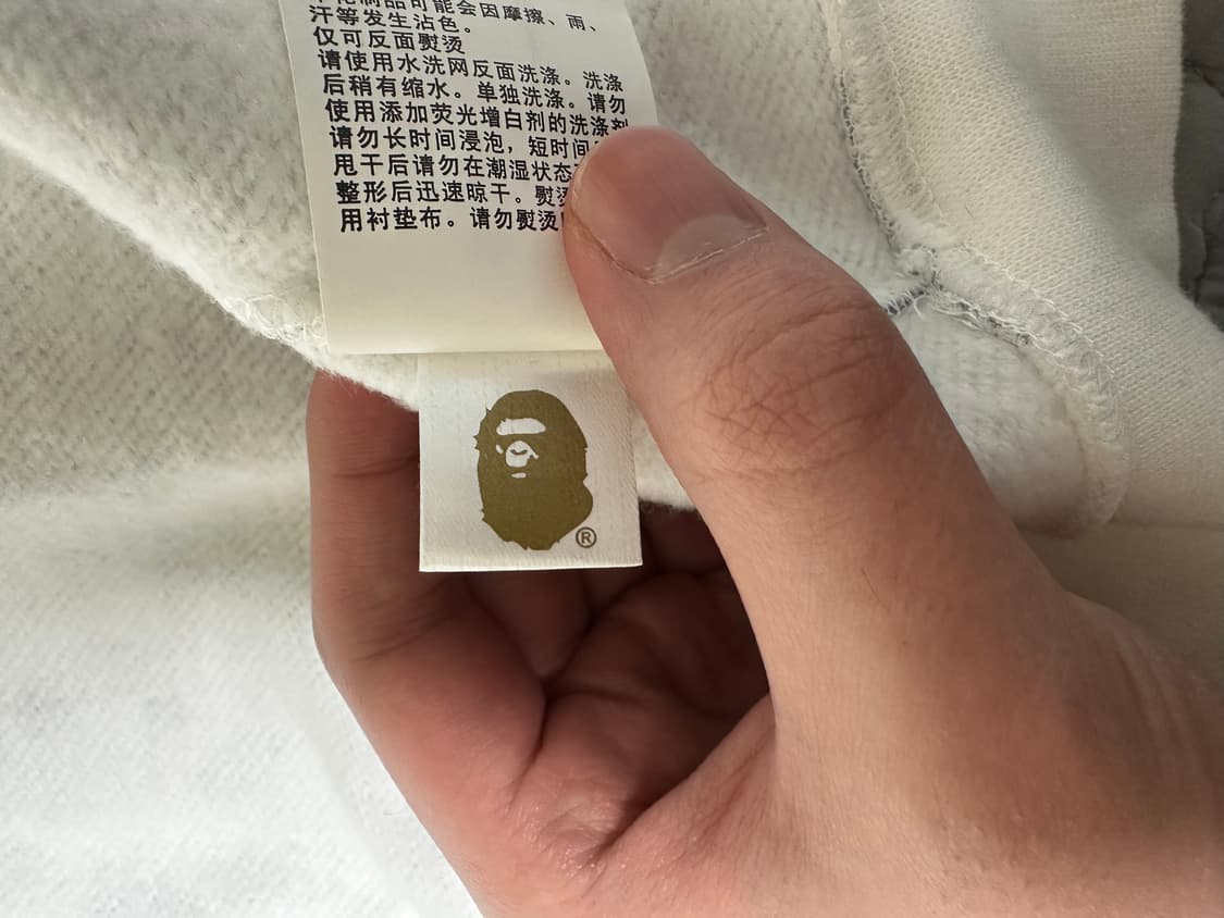 베이프 스페이스 카모 샤크 풀 집 후디 화이트 멀티 상품이미지5