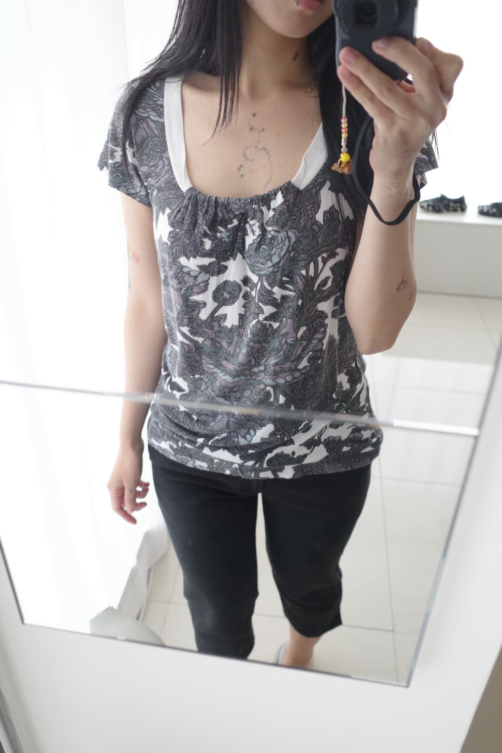 Black capri pants 상품이미지4
