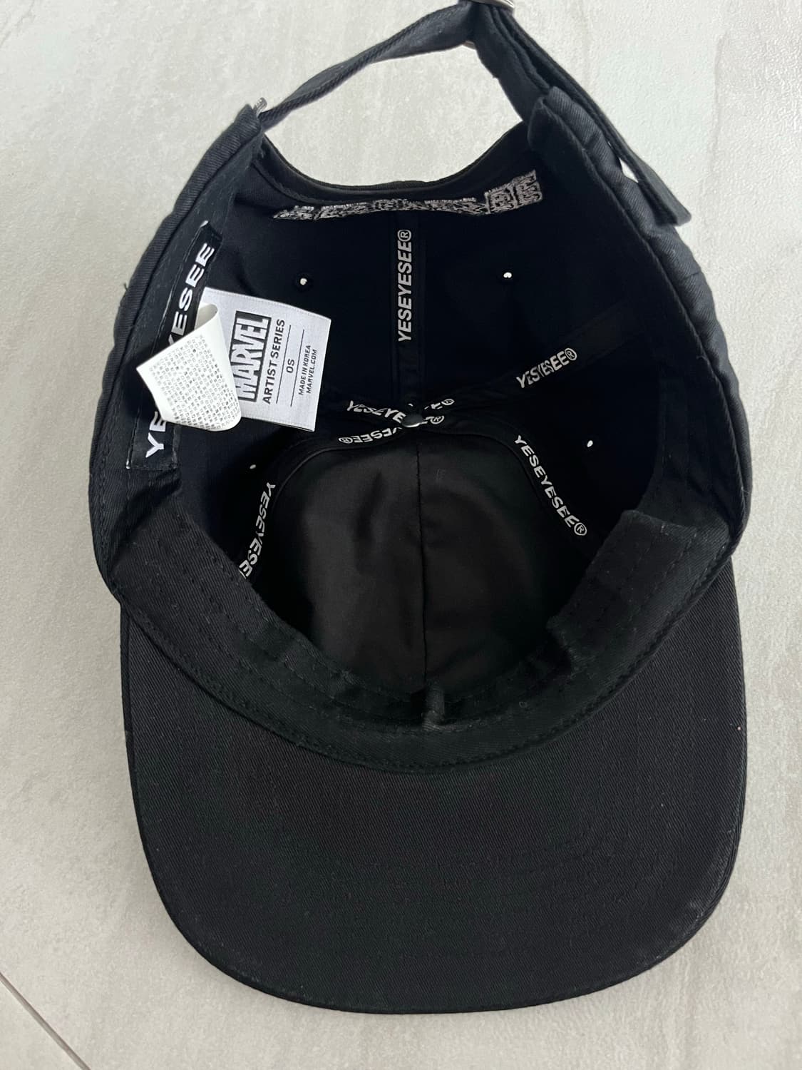 예스아이씨 데드풀 캡모자 블랙 상품이미지5