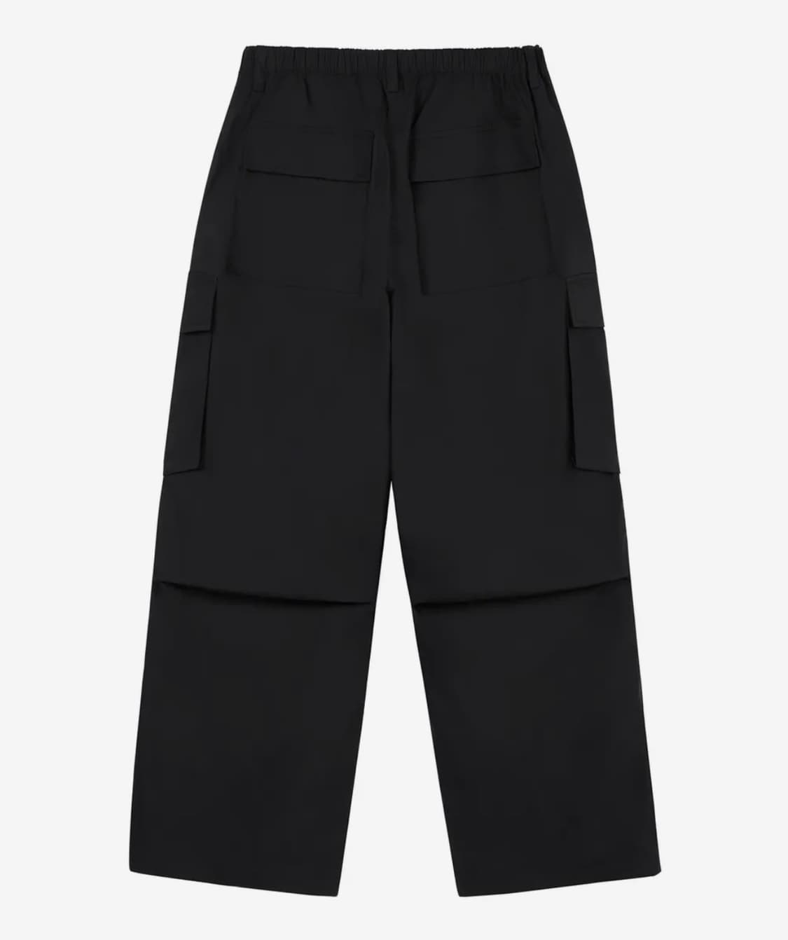 락케이크 파라슈트 카고 스트링 팬츠 블랙 S 상품이미지3