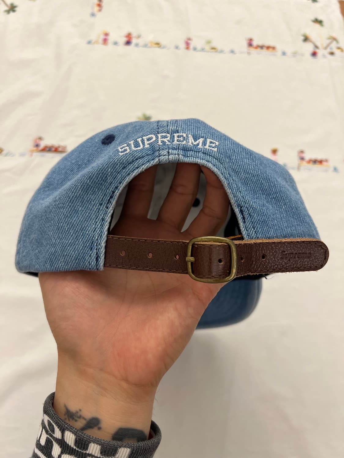 SUPREME x BURBERRY DENIM BALL CAP 슈프림버버리 상품이미지2