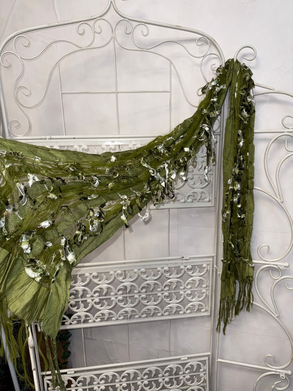 Khaki grunge fairy detail scarf 상품이미지2