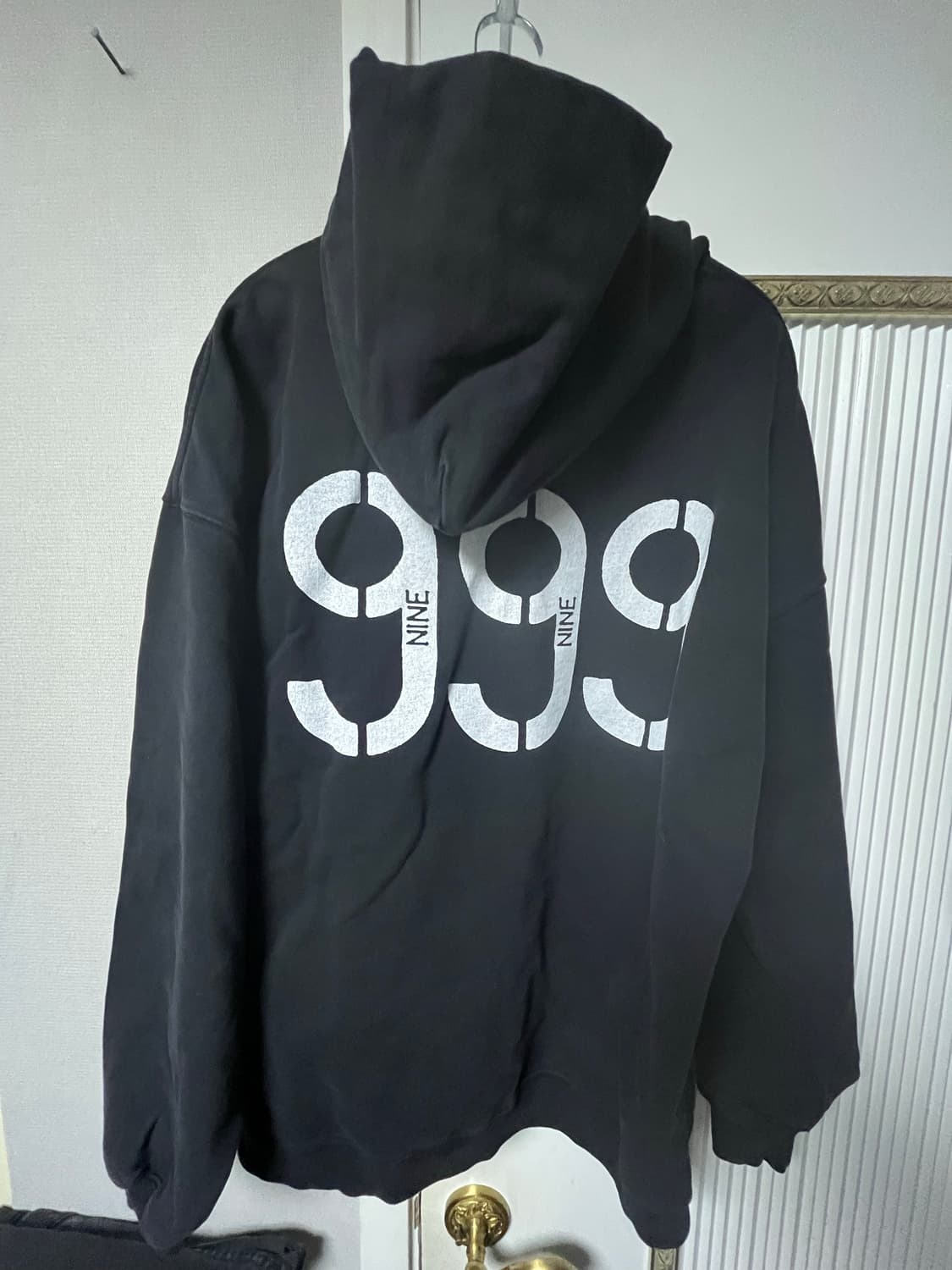 핑거프레스 nineninenine 999 후드 블랙 1 상품이미지2