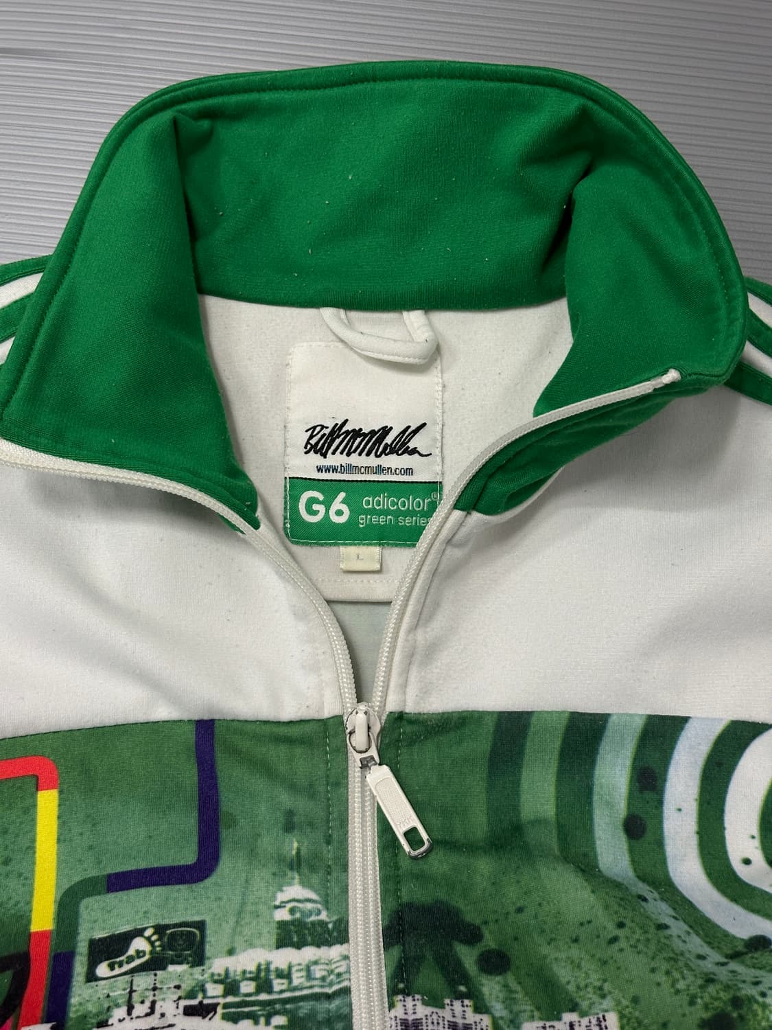 아디다스 뉴욕시티 트랙탑 져지 흰초 L 상품이미지4