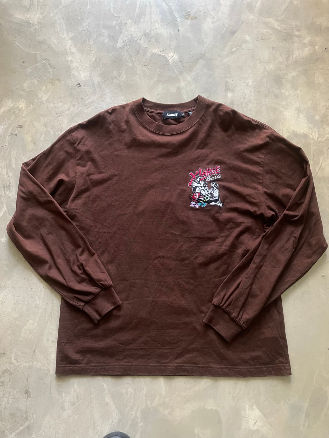 Xlarge 엑스라지 롱슬리브 브라운 XL 상품이미지4
