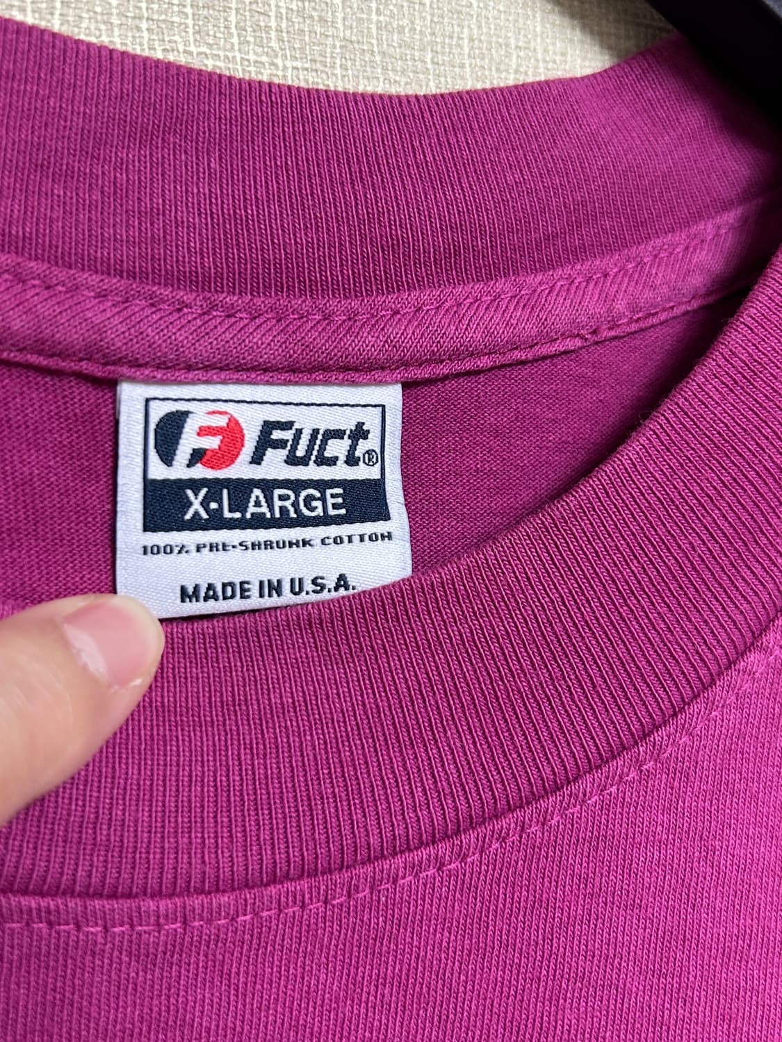 [XL] 퍽트 오발 로고 티셔츠 상품이미지3