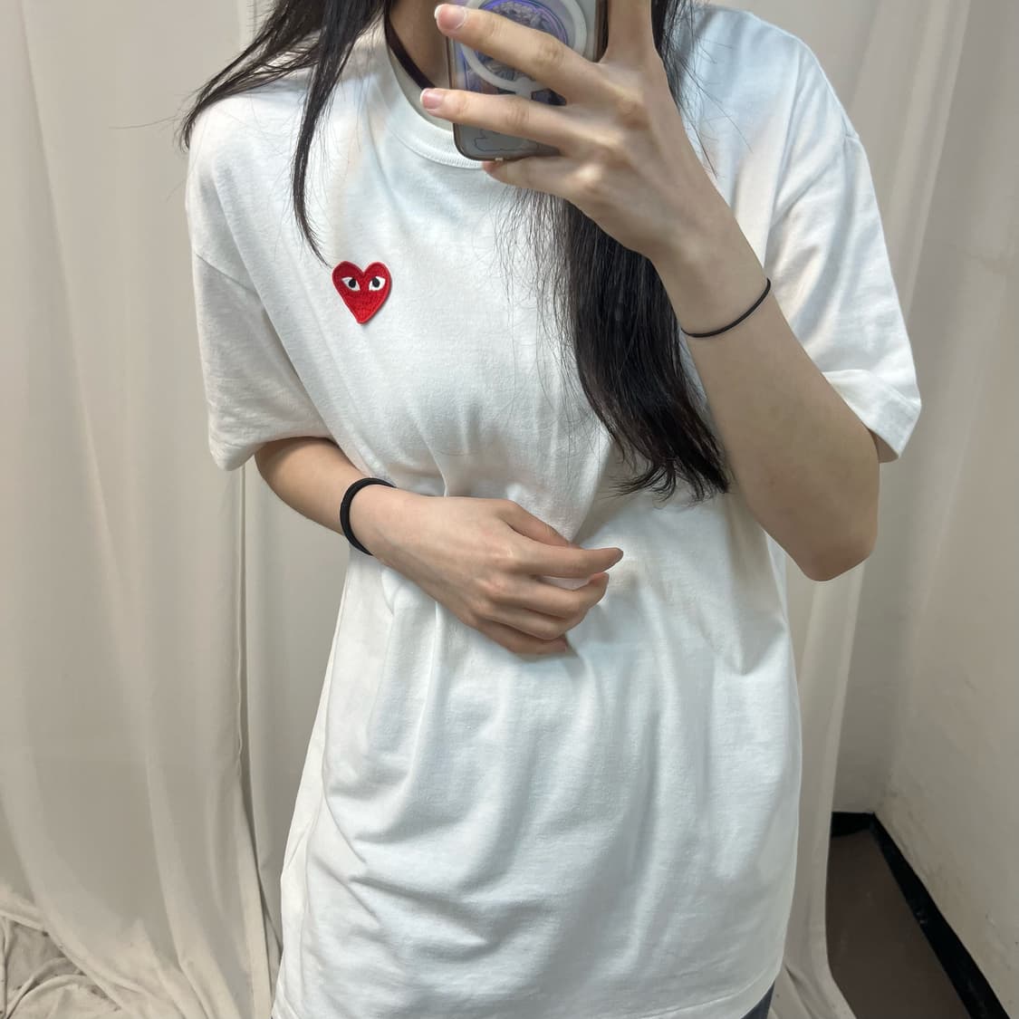 Comme des Garçons white t-shirt 상품이미지3