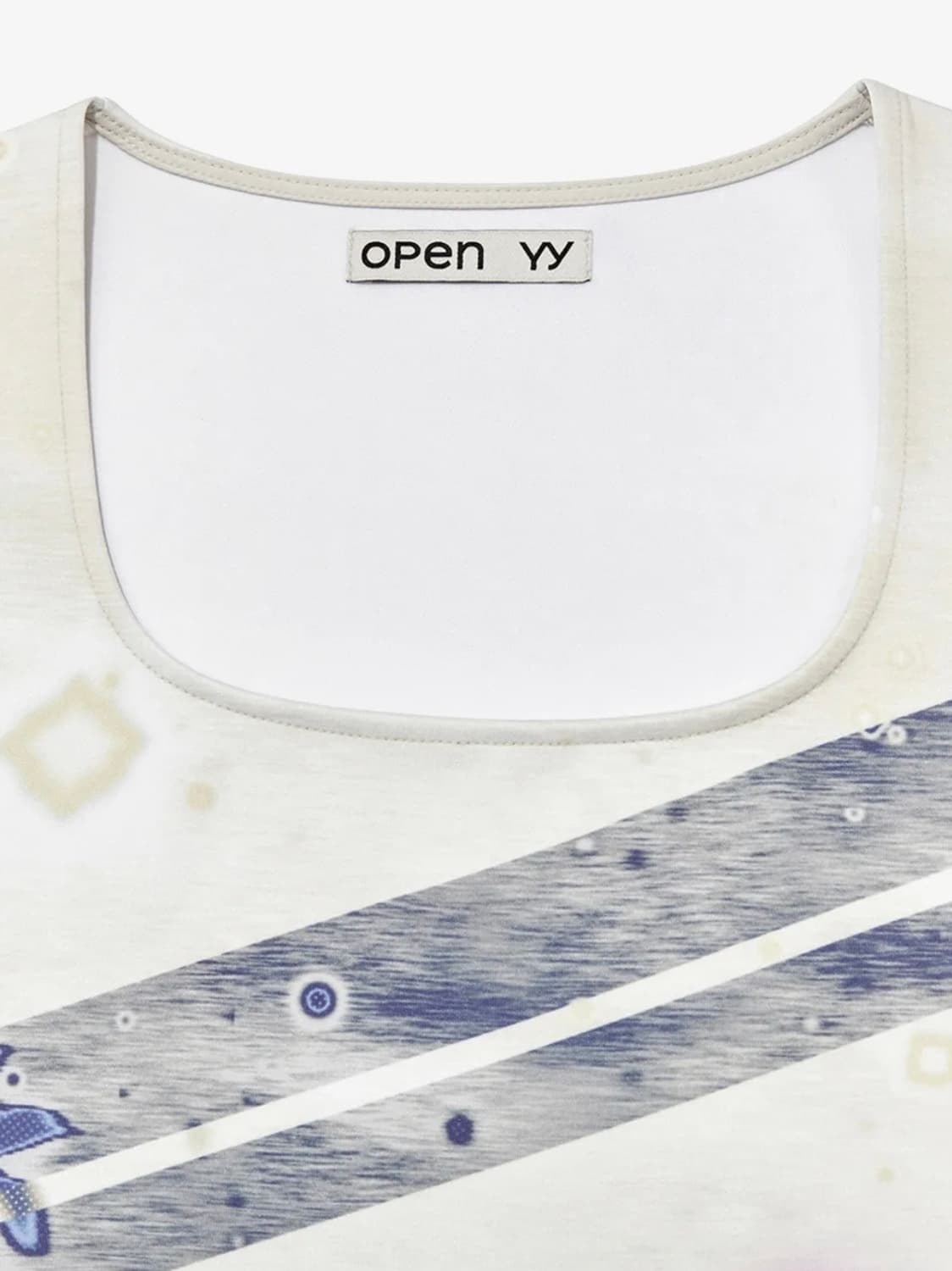 오픈와이와이 dawn graphic u-neck top 상품이미지2