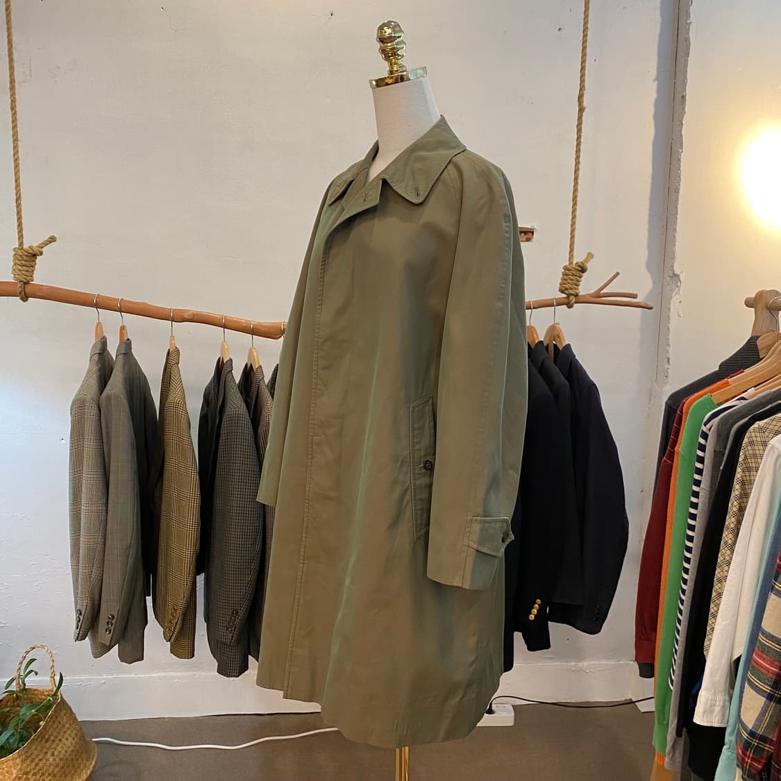 90‘s Burberry 레인 코트 상품이미지2