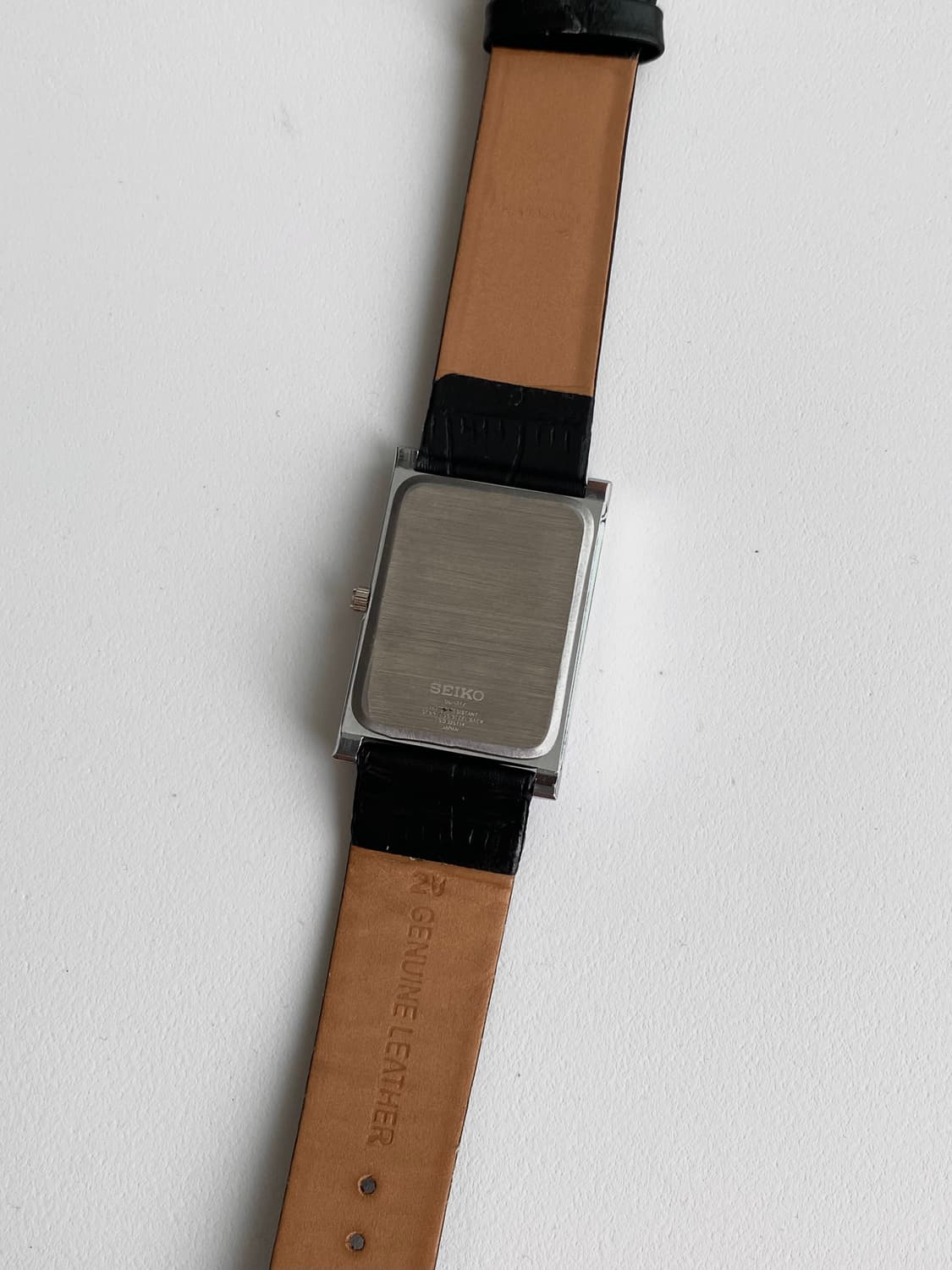 Seiko 세이코 탱크 쿼츠 블랙 상품이미지3