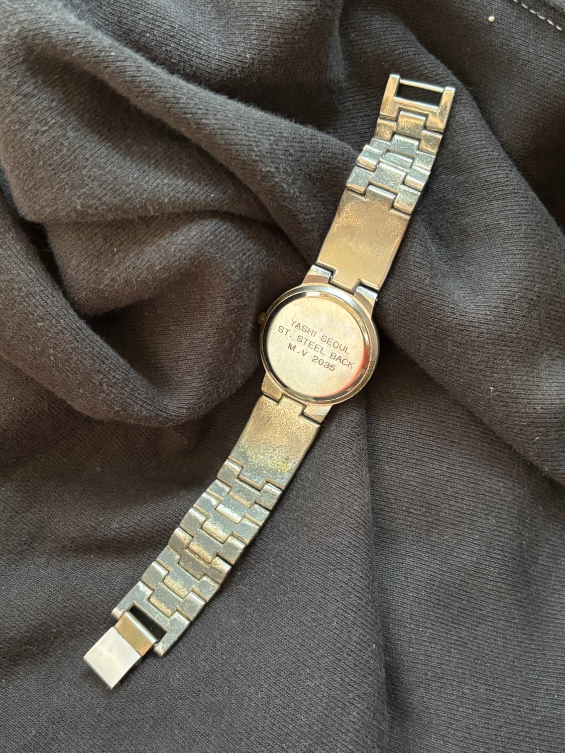 vintage yashi seoul dy steel metal watch 상품이미지8