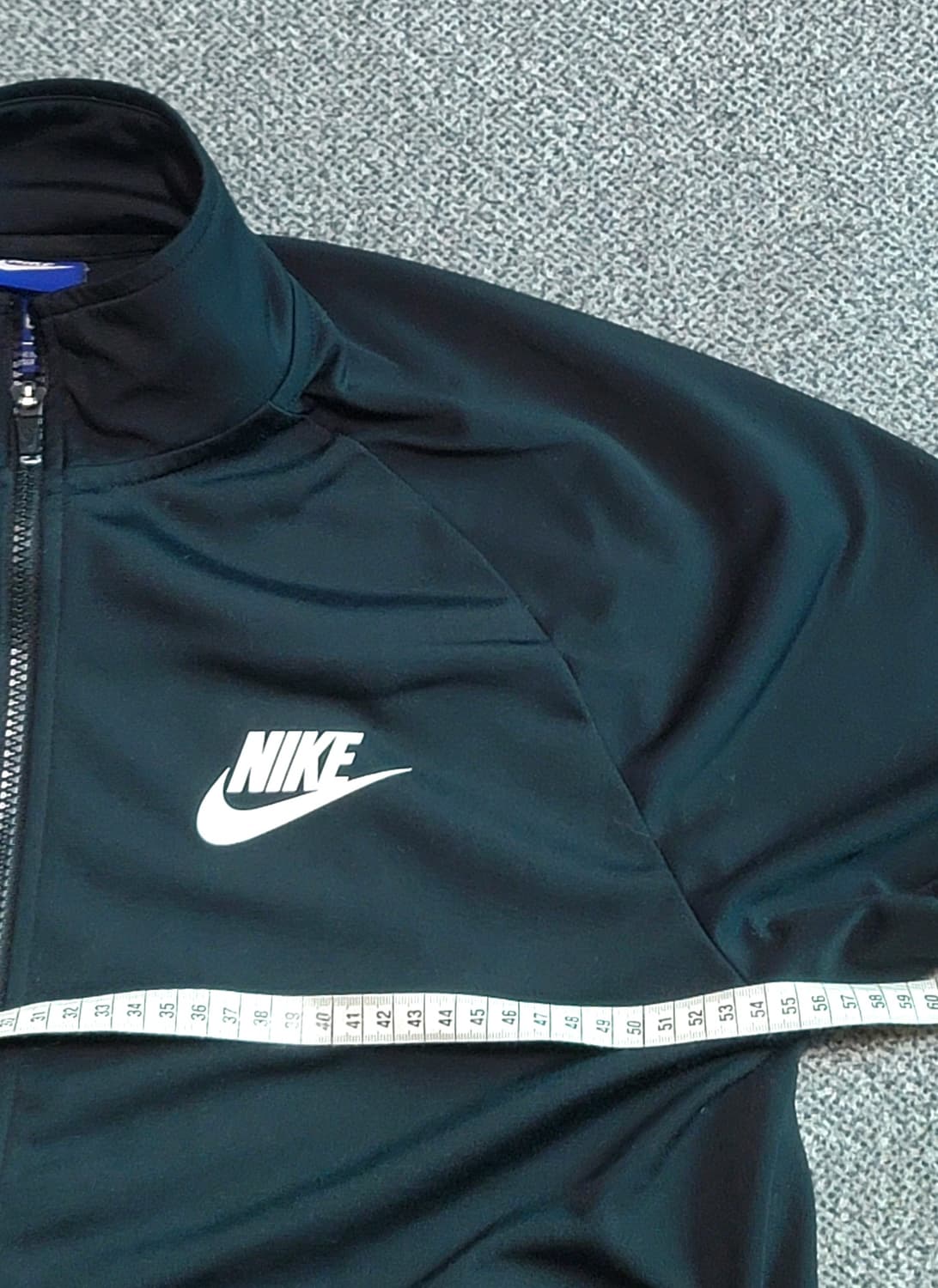나이키 블랙 화이트 퓨추라 로고  트랙탑 집업 져지 XL 상품이미지4