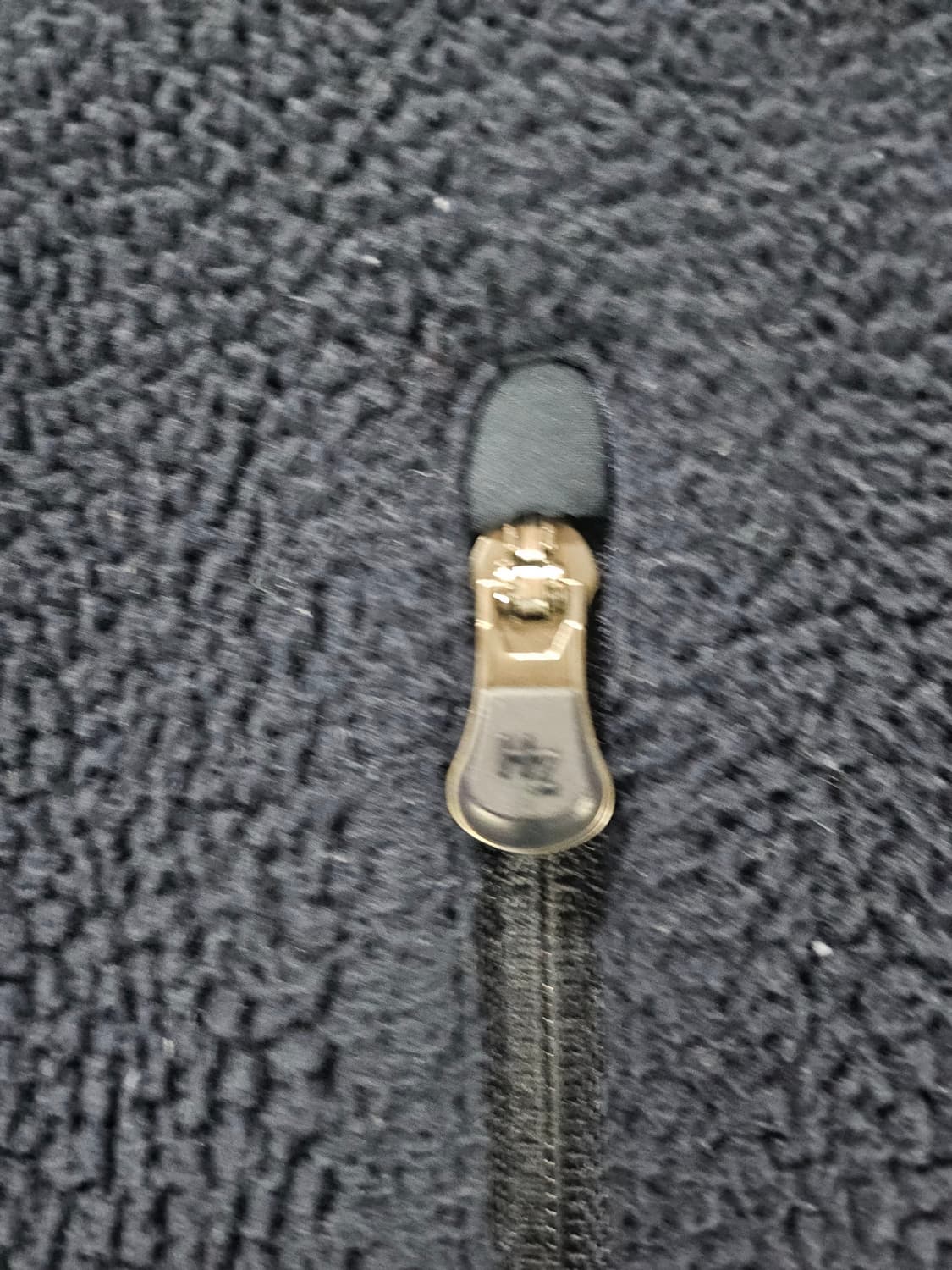 헤지스골프  네이비 뽀글이 플리스 집업 105 상품이미지4