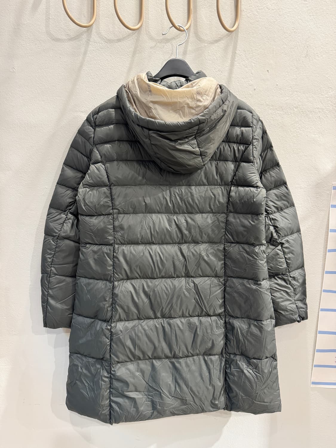 japan vintage 후드 롱 슬림다운 상품이미지7