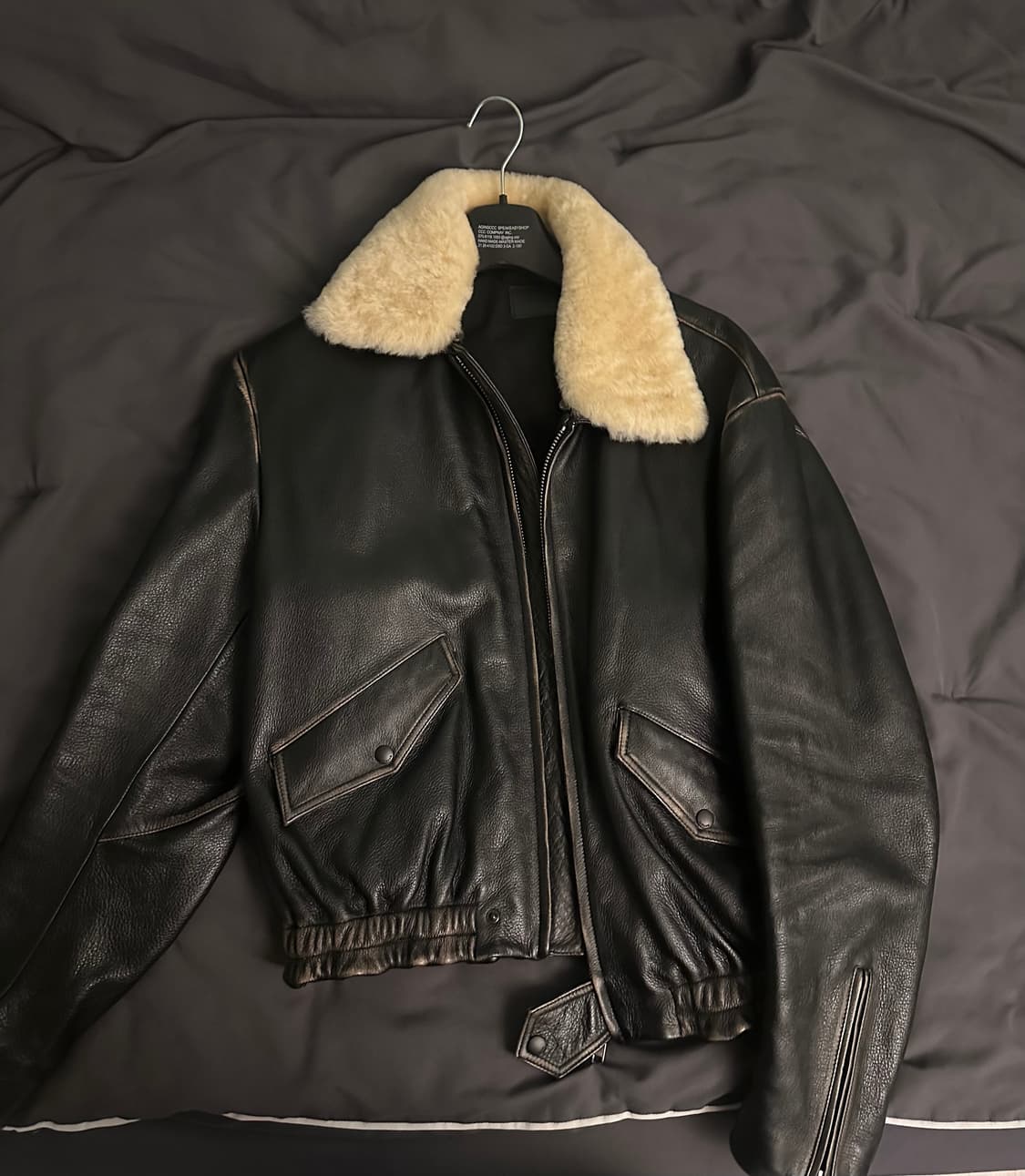 세비지 레더 자켓 xl 상품이미지4