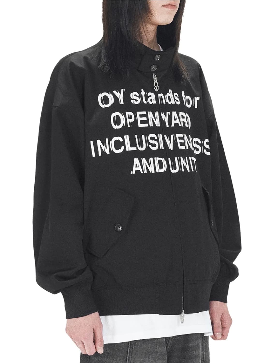 (택O) (새상품) 오와이 OY 센스 헤링턴 자켓 (블랙) (1) 상품이미지2