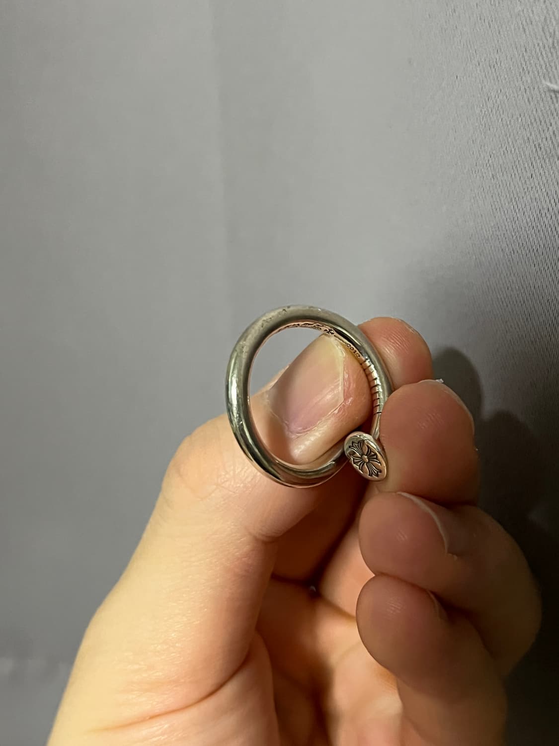 [us8.5]크롬하츠 플랫 네일 링 상품이미지10