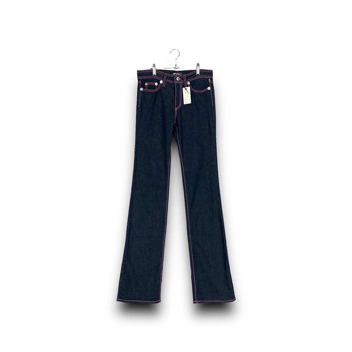 베르사체 자수로고 스티치 부츠컷데님팬츠 상품이미지2