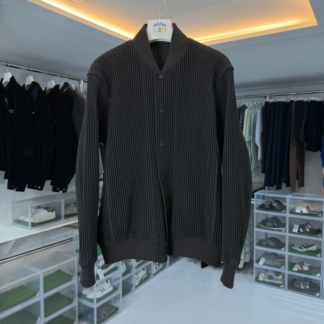 [리오브] 이세이미야케 옴므플리세 플리츠 가디건 상품이미지1