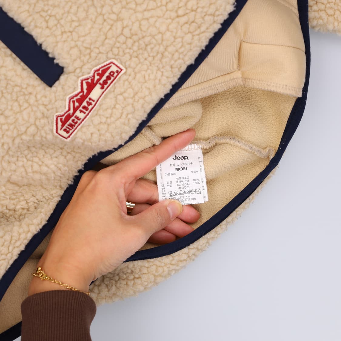 [M] 지프 플리스 뽀글이집업 자켓 1222H2 상품이미지4