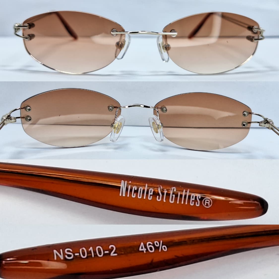 니콜 생질르 NS-010-2 프랑스 무테 선글라스 빈티지 레트로 y2k 상품이미지9