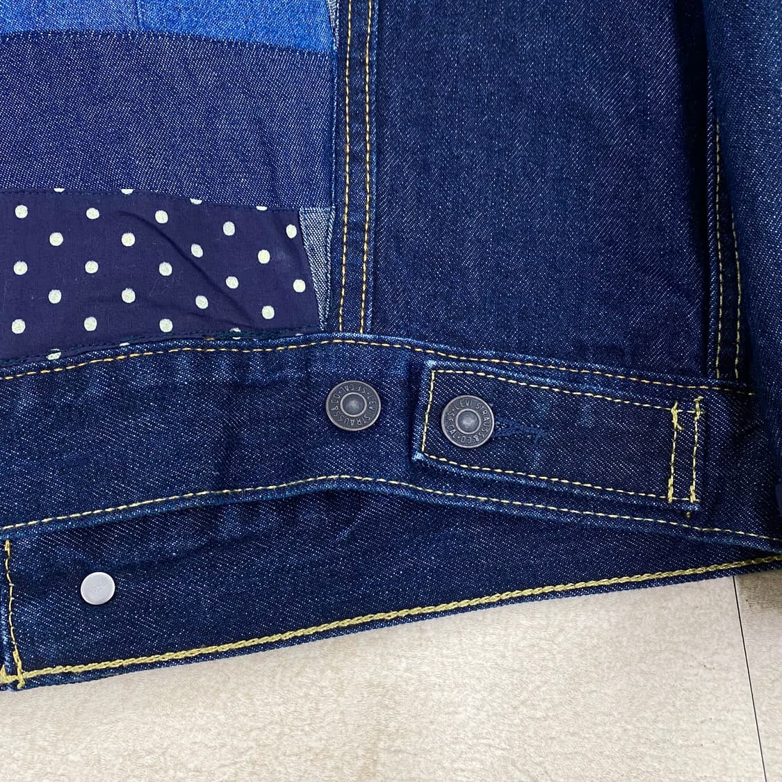 리바이스 레드 탭 패치워크 리메이크 데님 트러커 자켓 (98) 상품이미지7