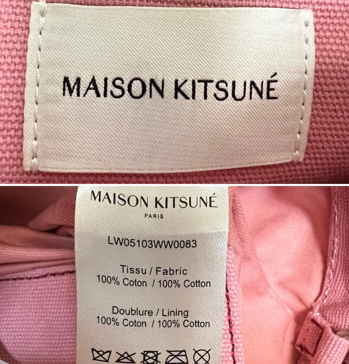 메종키츠네 폭스헤드 스몰 토드백 상품이미지9