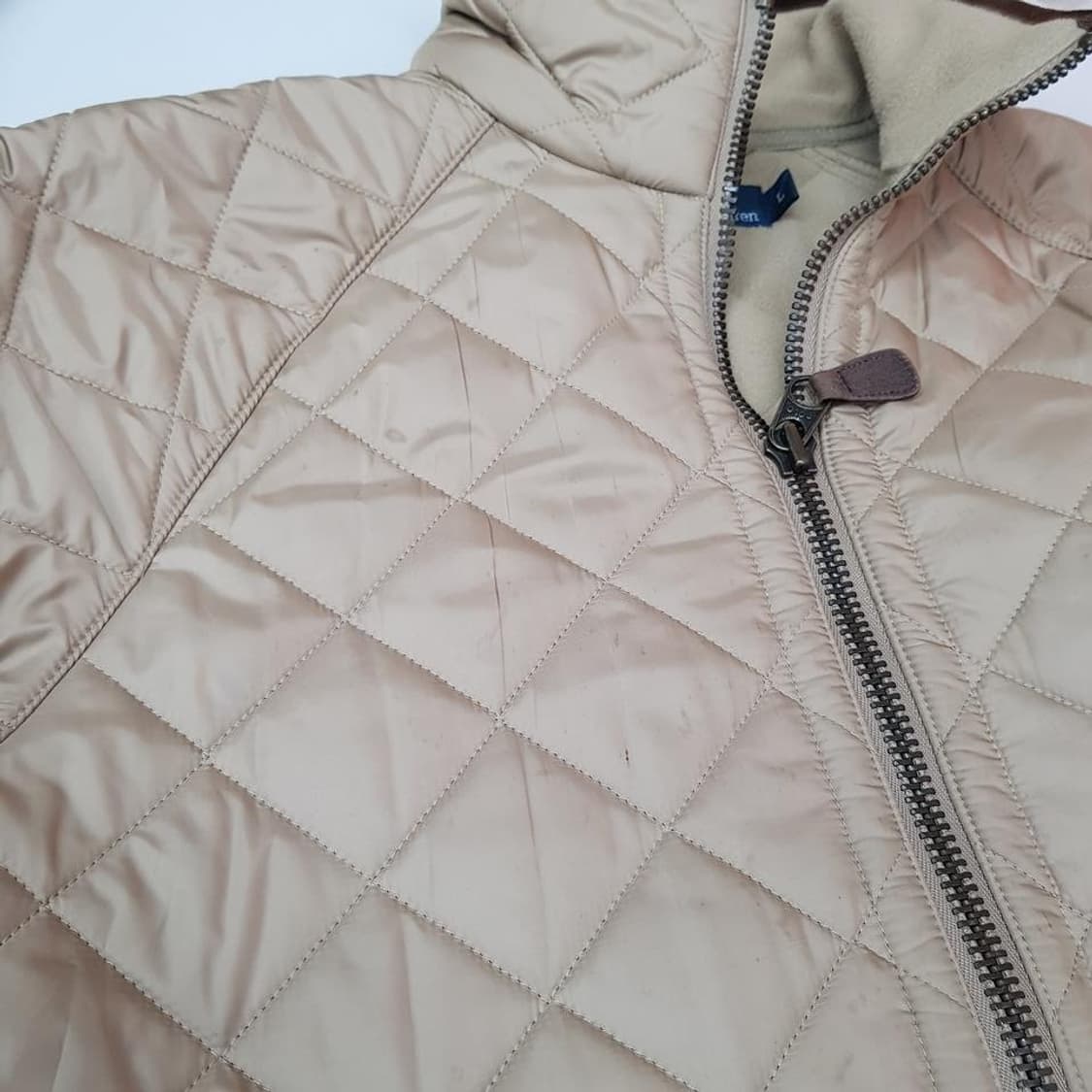 폴로 랄프로렌 퀼팅 플리스 라이닝 집업 자켓 L사이즈 상품이미지9