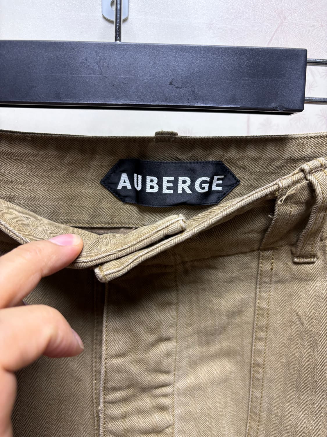 [44] 오베르쥬 어드레서 별주 베이커 팬츠 빈티지 카키 상품이미지9