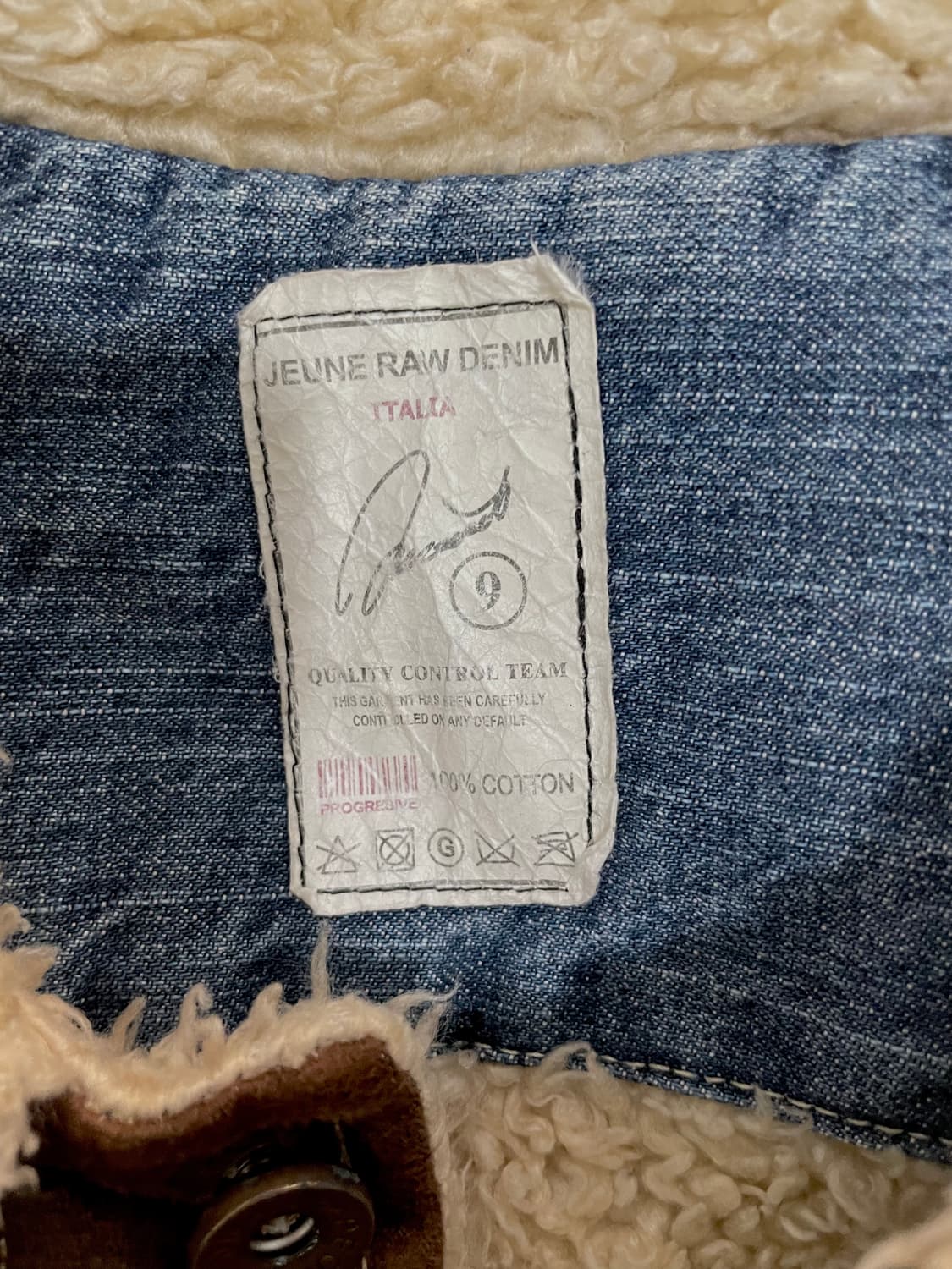 Jeune Raw Italia 웨스턴 데님자켓 상품이미지10