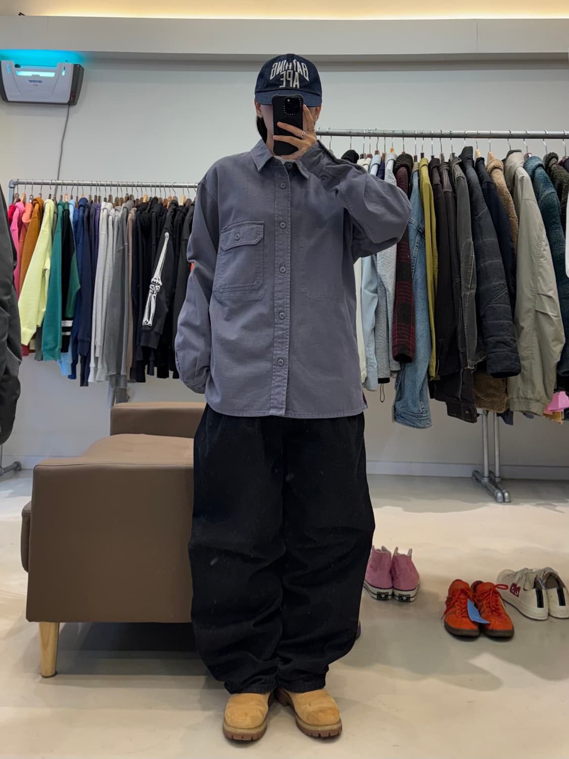 칼하트 WIP 코듀로이 워크 셔츠 상품이미지9