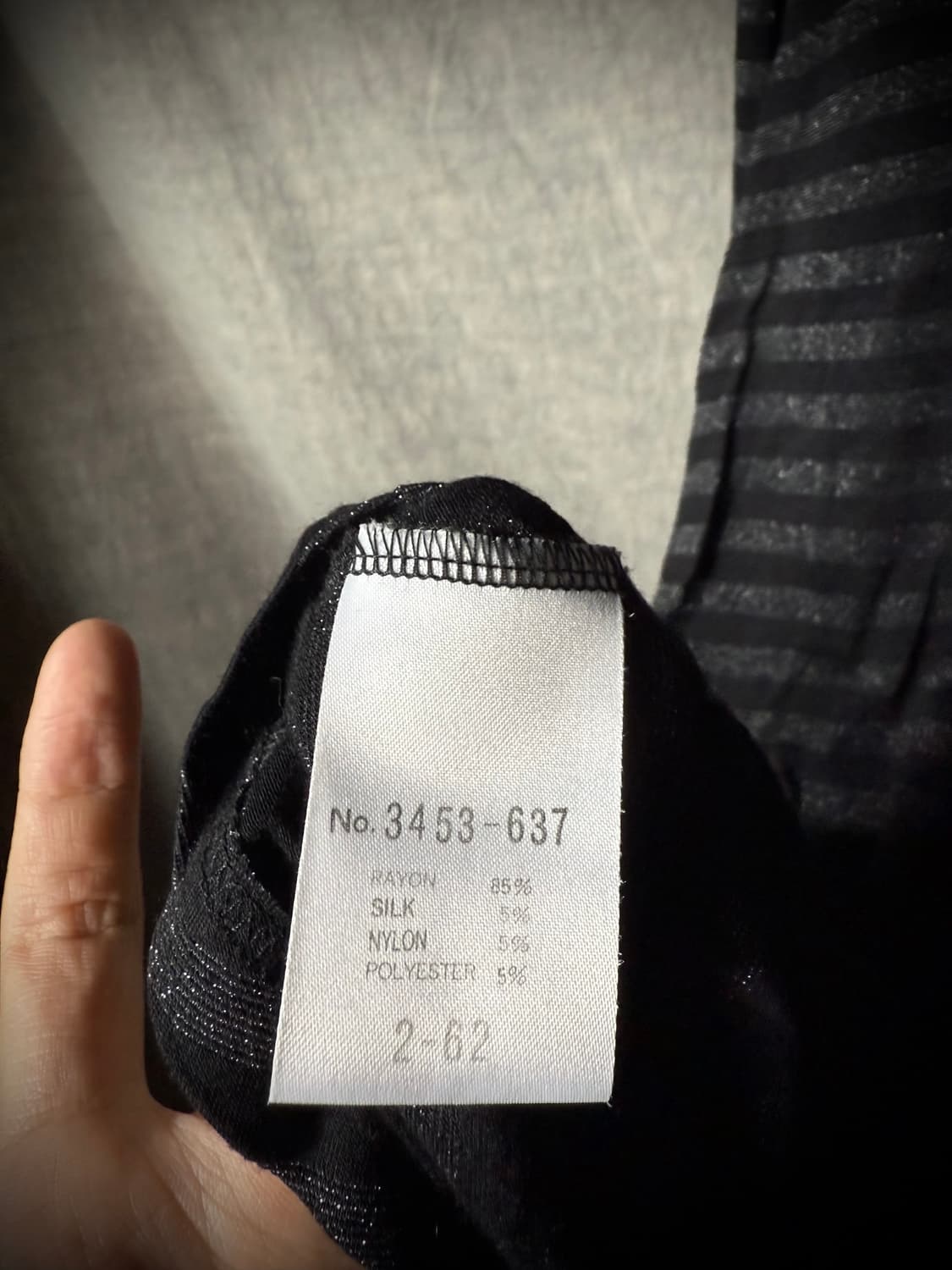 SCHÜSSEL Stripe Draped Hooded Cardigan 상품이미지7