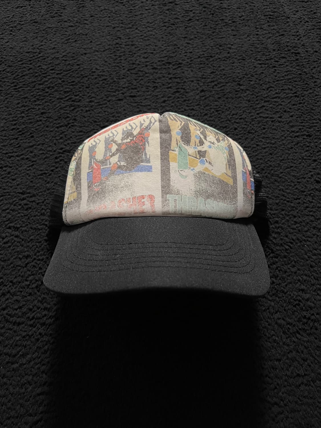 80s 90s 빈티지 트래셔 아트웍 메쉬 트러커캡 상품이미지2