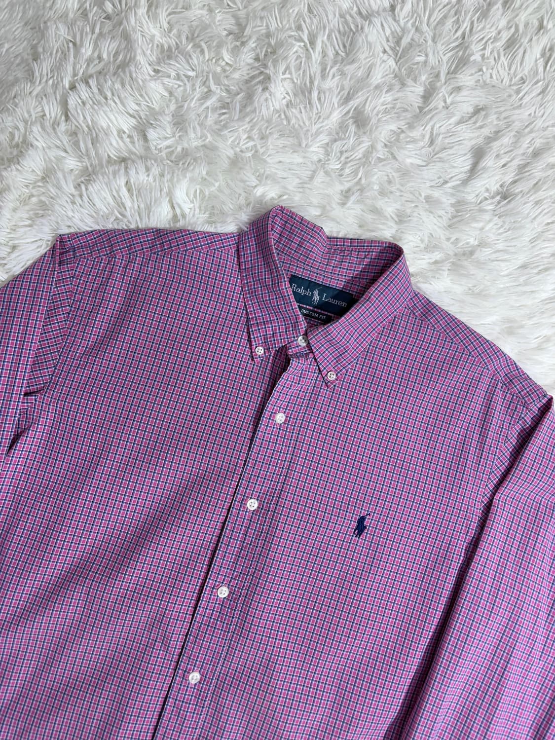 폴로 랄프로렌 포니 체크 셔츠  상품이미지6